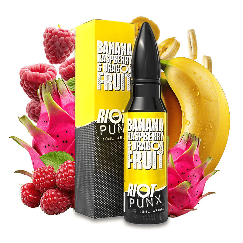 60ml Banana Raspberry & Dragonfruit  RIOT SQUAD PUNX - 10ml | www.e-smoke.sk