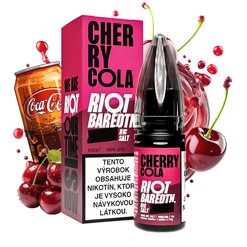 10ml Cherry Cola Riot BAR EDTN SALT e-liquid | www.e-smoke.sk