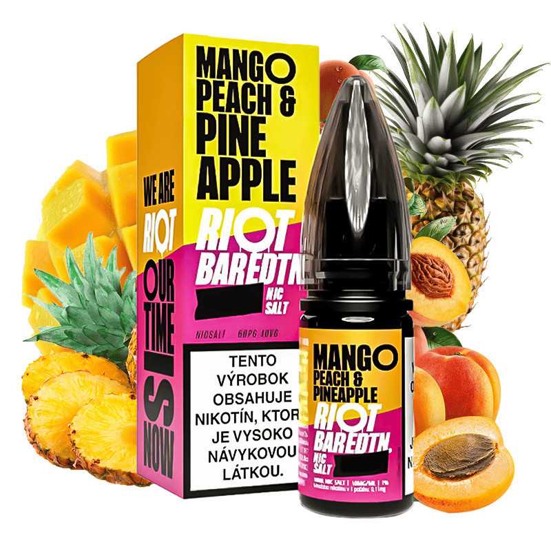 10ml Mango Peach Pineapple Riot BAR EDTN SALT e-liquid | www.e-smoke.sk