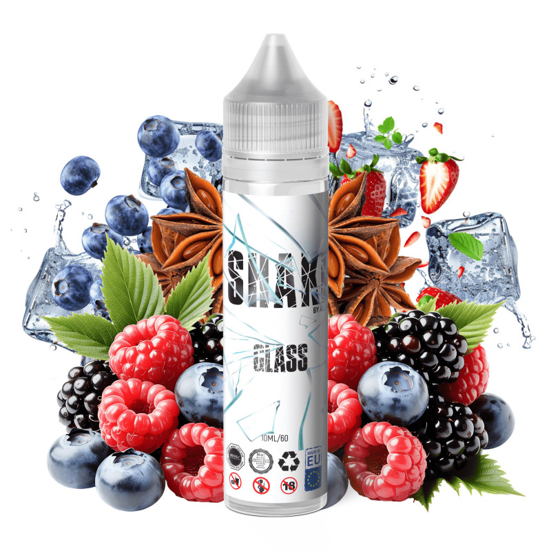 60ml GLASS SHAKE - 10ml S&V | www.e-smoke.sk