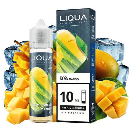 60 ml Cool Green Mango  LIQUA MIX&GO - 10 ml S&V | www.e-smoke.sk