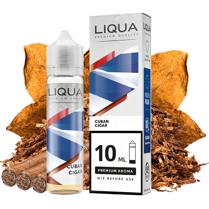 60 ml Cuban Cigar LIQUA MIX&GO - 10 ml S&V | www.e-smoke.sk