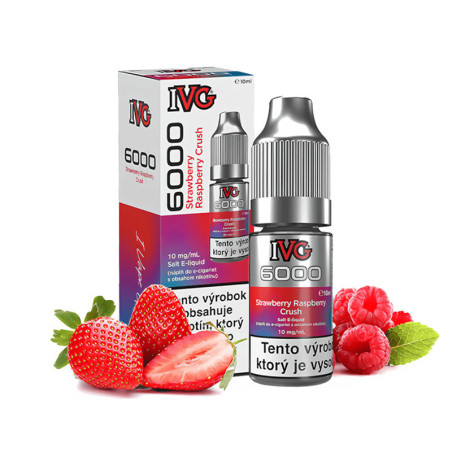 10ml Strawberry Raspberry Crush IVG 6000 Salt e-liquid | www.e-smoke.sk