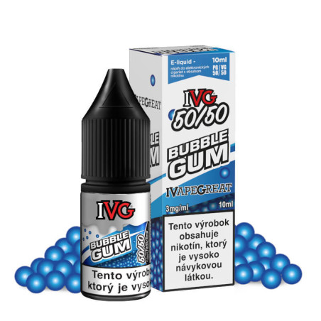 10ml Bubblegum IVG 50/50 e-liquid | www.e-smoke.sk