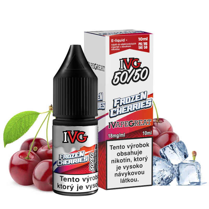 10ml Frozen Cherries IVG 50/50 e-liquid | www.e-smoke.sk