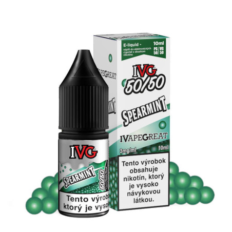 10ml Spearmint IVG 50/50 e-liquid | www.e-smoke.sk