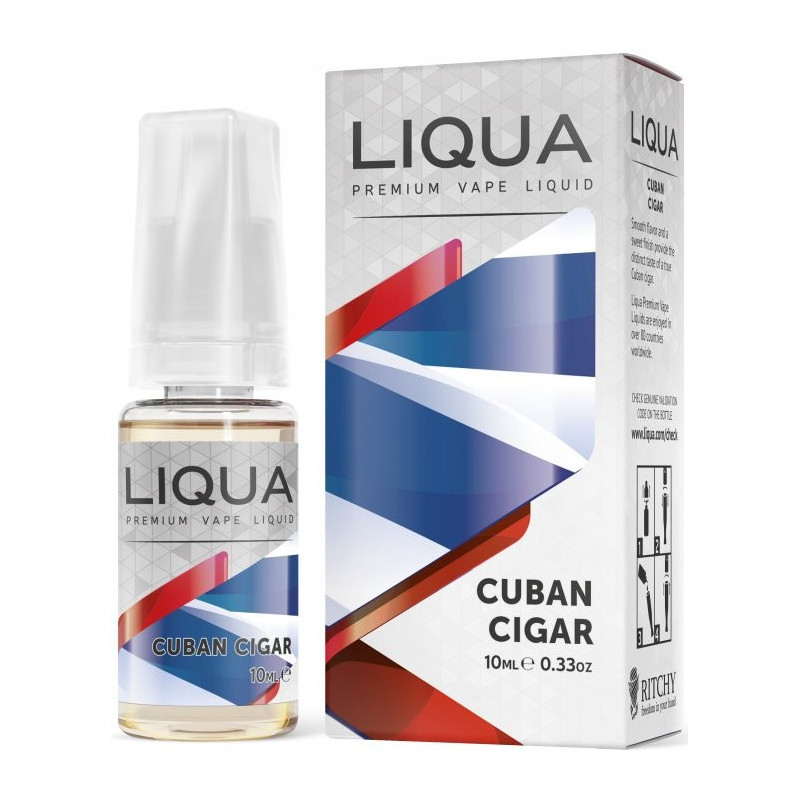 10 ml Cuban Cigar Liqua Elements e-liquid | www.e-smoke.sk