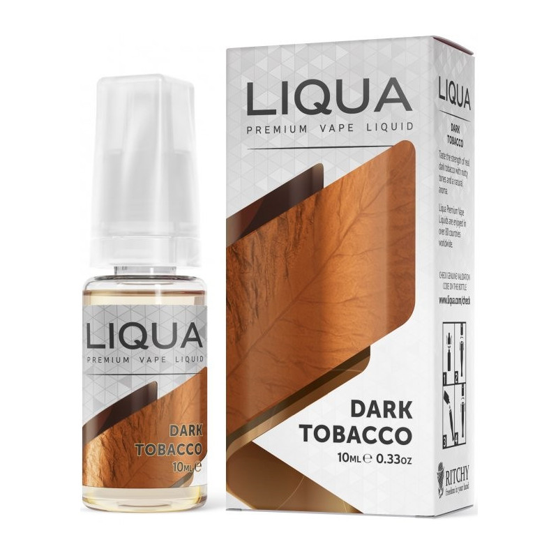 10 ml Dark Tobacco Liqua Elements e-liquid | www.e-smoke.sk