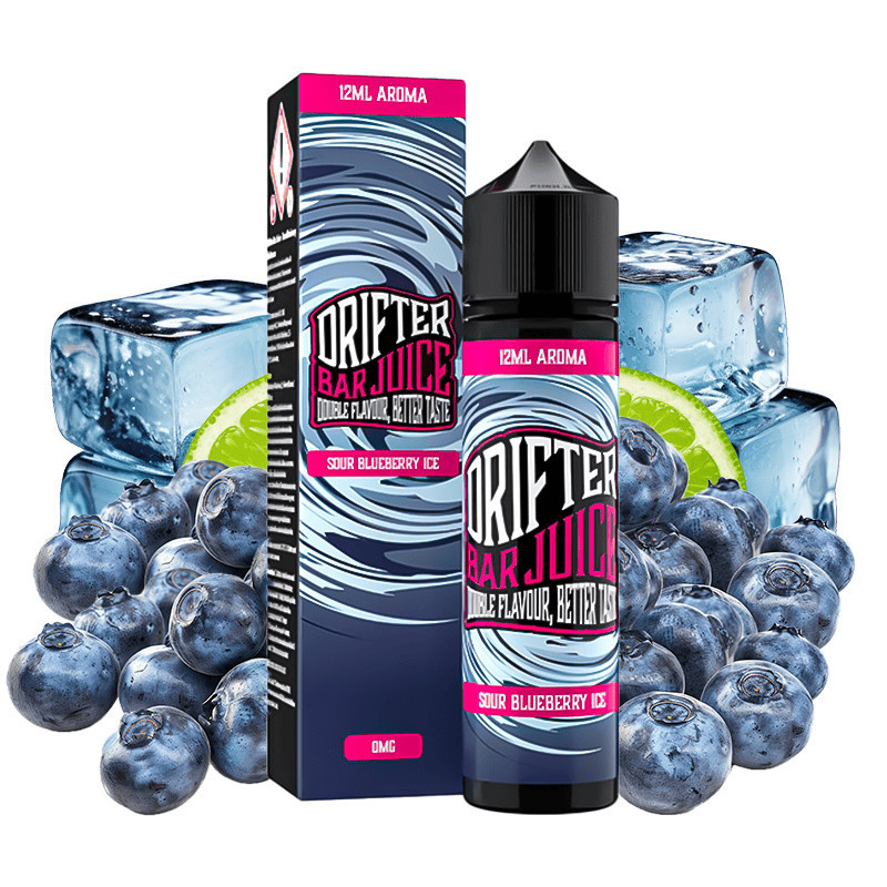 60 ml Sour Blueberry Ice DRIFTER BAR JUICE - 12 ml S&V | www.e-smoke.sk