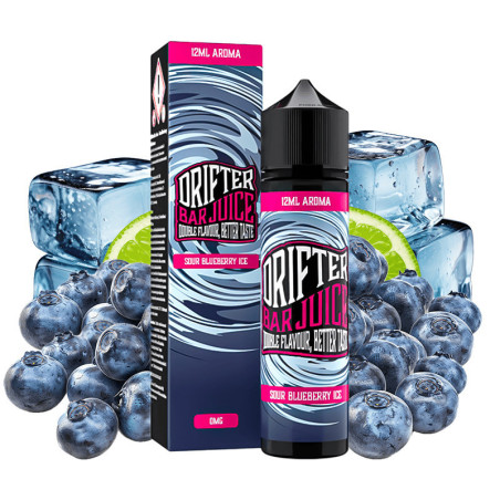 60 ml Sour Blueberry Ice DRIFTER BAR JUICE - 12 ml S&V | www.e-smoke.sk