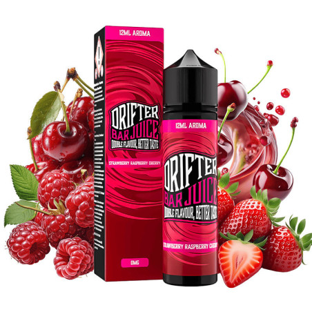 60 ml Strawberry Raspberry Cherry DRIFTER BAR JUICE - 12 ml S&V | www.e-smoke.sk