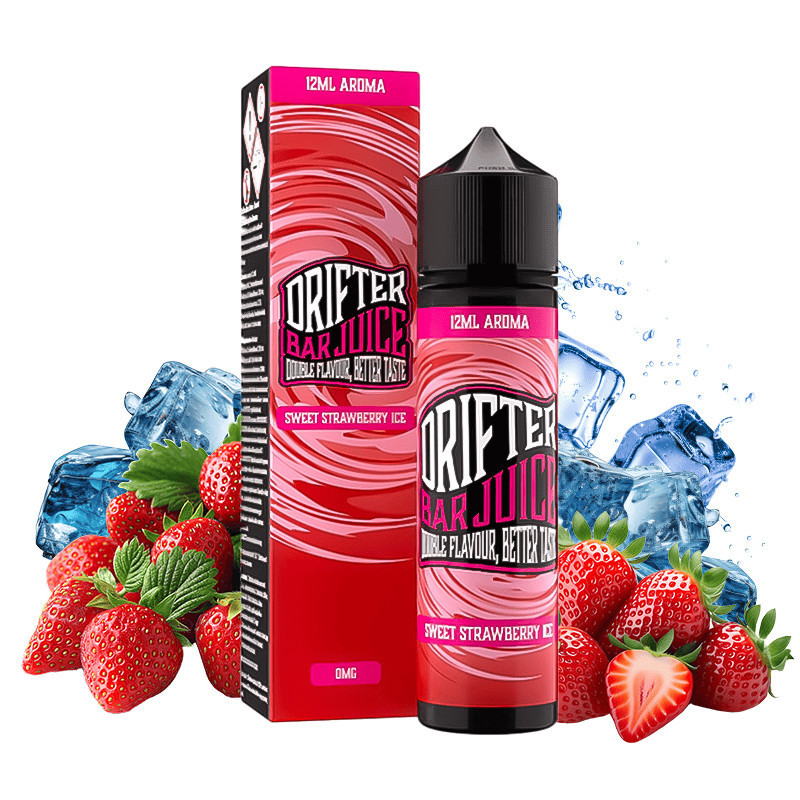 60 ml Sweet Strawberry Ice DRIFTER BAR JUICE - 12 ml S&V | www.e-smoke.sk