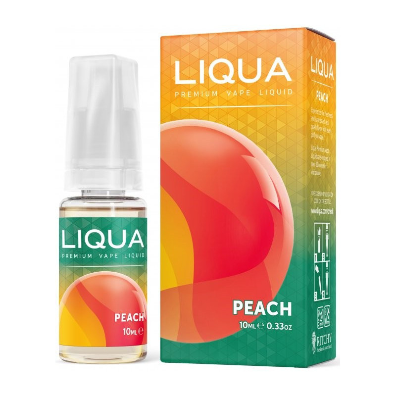 10 ml Broskyňa Liqua Elements e-liquid