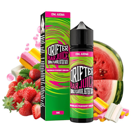 60 ml Watermelon Strawberry Bubblegum DRIFTER BAR JUICE - 12 ml S&V | www.e-smoke.sk
