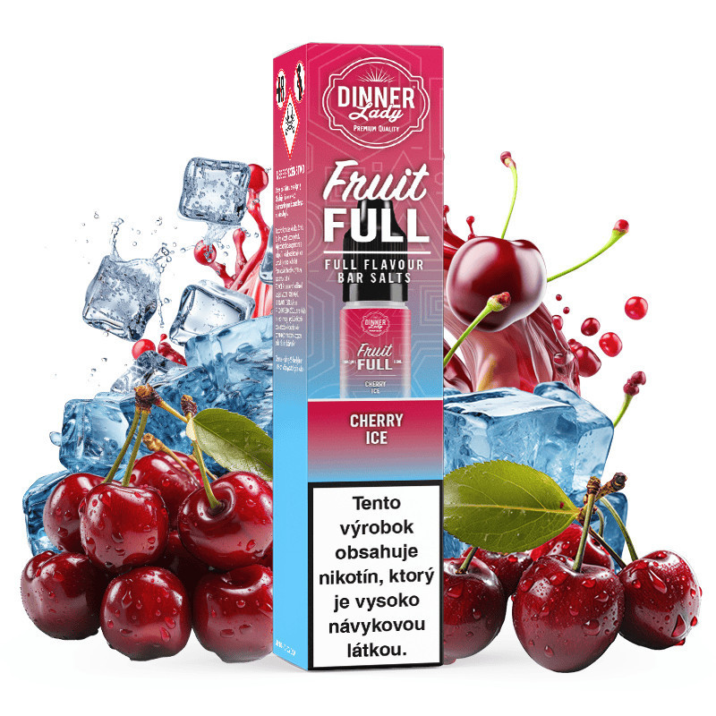 10 ml Cherry Ice Dinner Lady Bar Salt e-liquid | www.e-smoke.sk