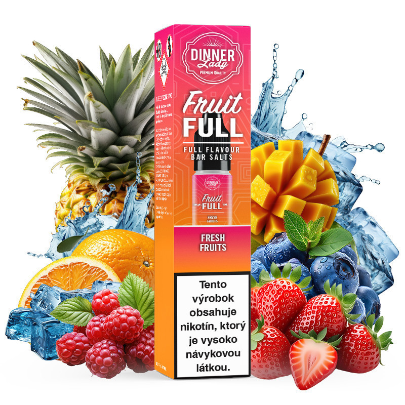 10 ml Fresh Fruits Dinner Lady Bar Salt e-liquid | www.e-smoke.sk
