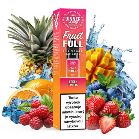 10 ml Fresh Fruits Dinner Lady Bar Salt e-liquid | www.e-smoke.sk