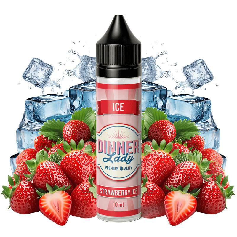 60 ml Strawberry Ice Dinner Lady - 10 ml S&V | www.e-smoke.sk