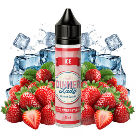 60 ml Strawberry Ice Dinner Lady - 10 ml S&V | www.e-smoke.sk