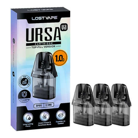 3-PACK Lost Vape URSA V3 cartridge | e-smoke.sk