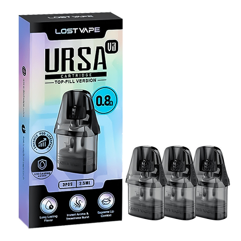 3-PACK Lost Vape URSA V3 cartridge | e-smoke.sk