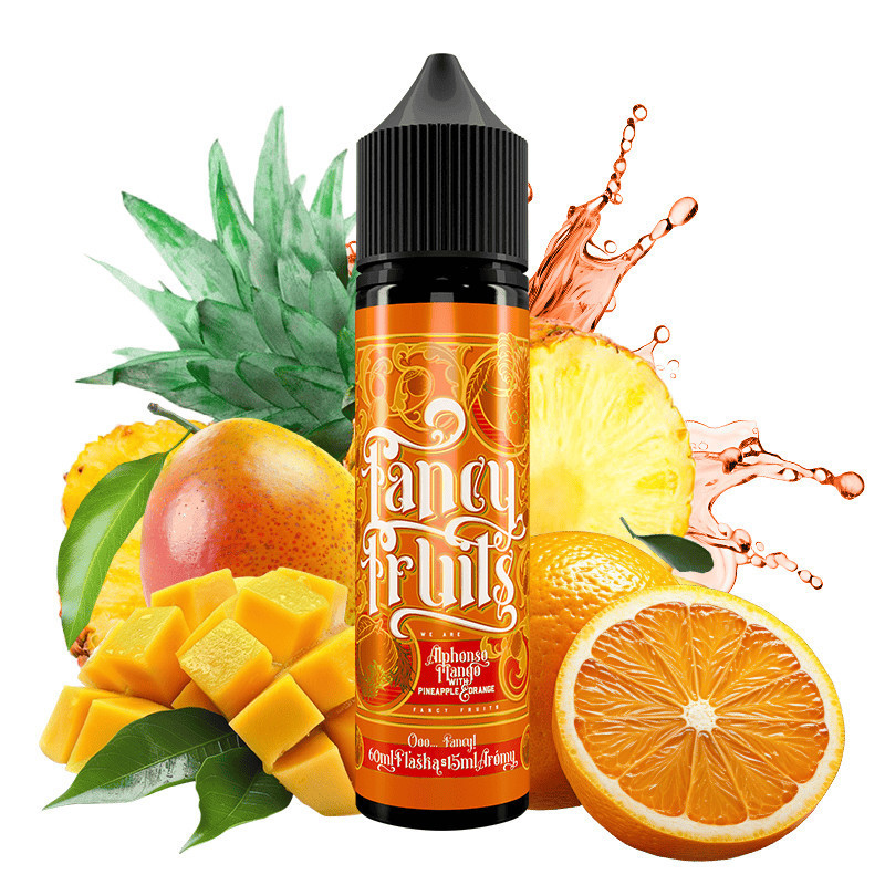60 ml Alphonso Mango, Pineapple & Orange Fancy Fruits - 15 ml S&V | e-smoke.sk