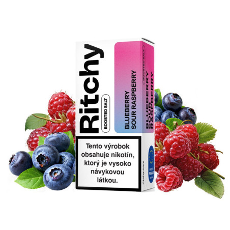 10 ml Blueberry Sour Raspberry RITCHY SALT e-liquid | www.e-smoke.sk