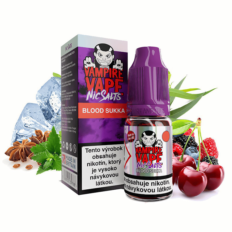 4x10ml Vampire Vape Nicsalts e-liquid