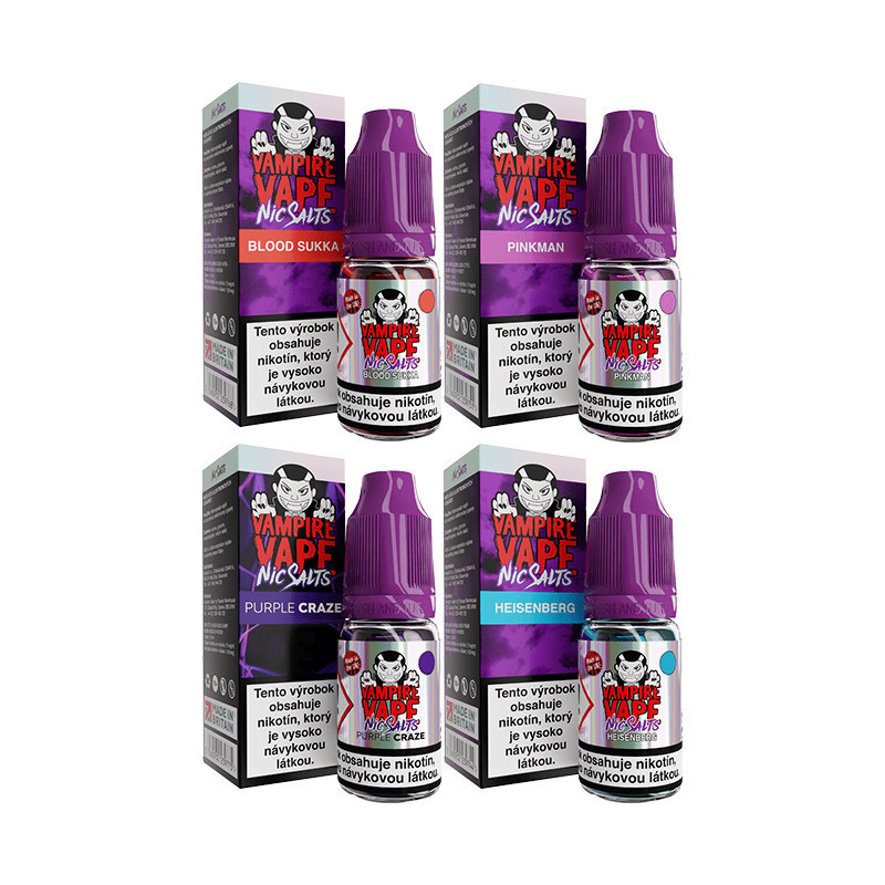 4x10ml Vampire Vape Nicsalts e-liquid