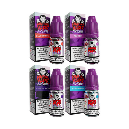 4x10ml Vampire Vape Nicsalts e-liquid