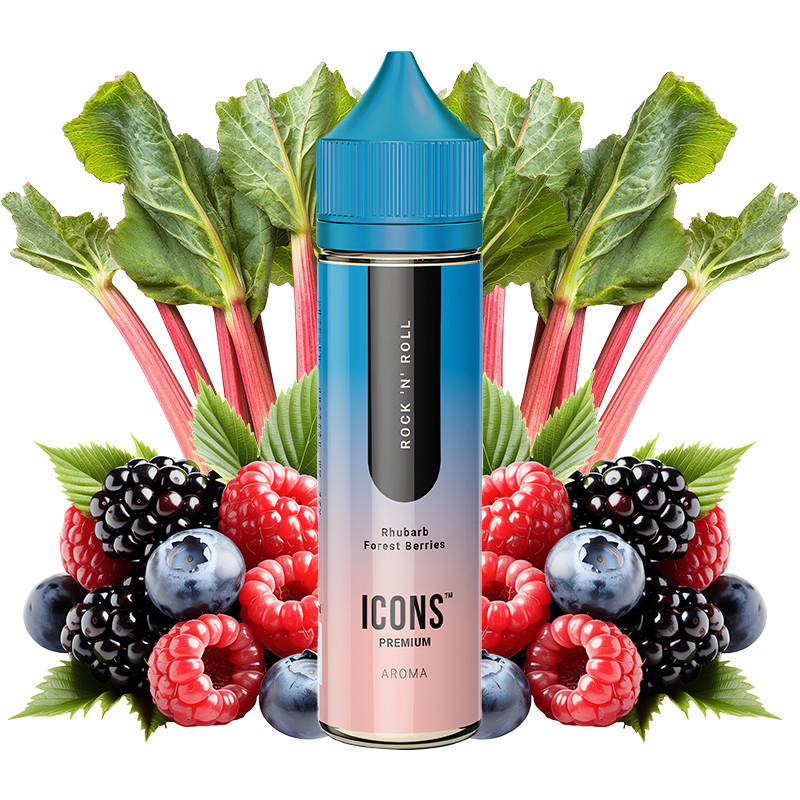 60ml Rock 'N' Roll ICONS Pro Vape - 10ml S&V