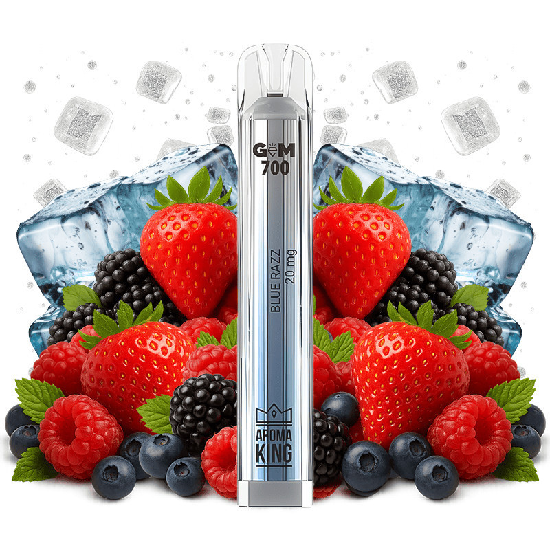 GemBAR Blue Razz Aroma King jednorazová el. cigareta