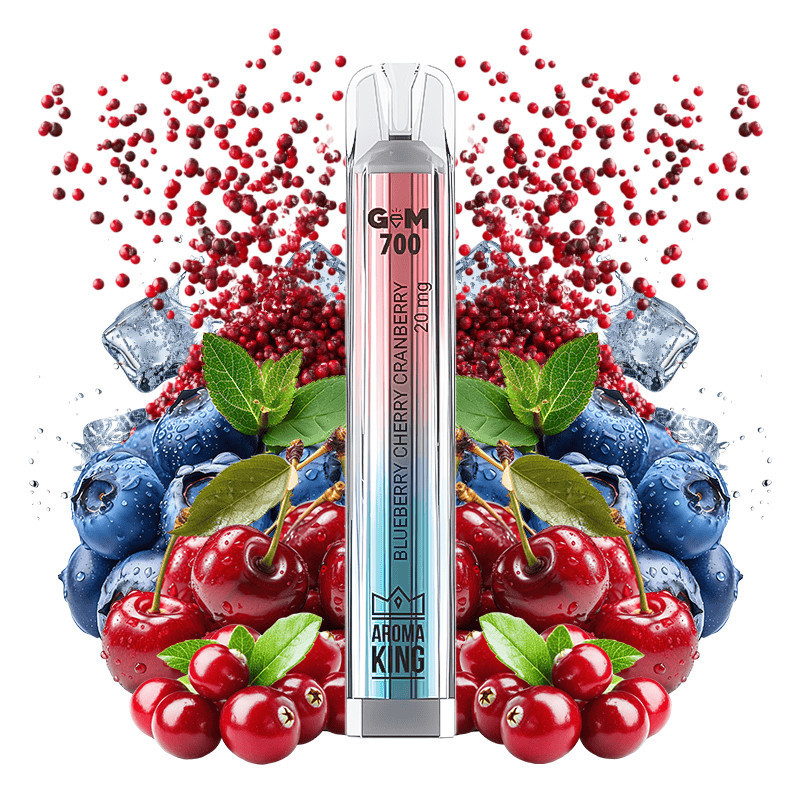 GemBAR Blueberry Cherry Cranberry Aroma King jednorazová el. cigareta