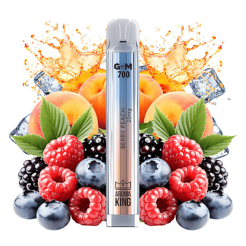 GemBAR Berry Peach Aroma King jednorazová el. cigareta