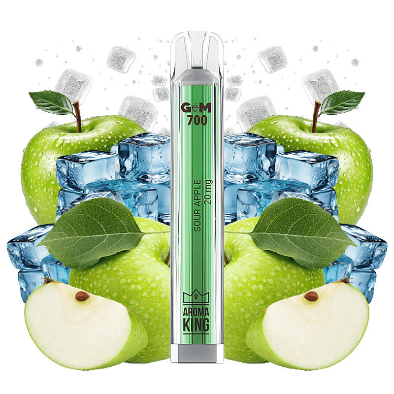 GemBAR Sour Apple Aroma King jednorazová el. cigareta