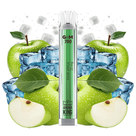 GemBAR Sour Apple Aroma King jednorazová el. cigareta