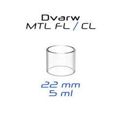 KHW MODS Dvarw MTL FL/CL 22mm náhradné sklo | www.e-smoke.sk