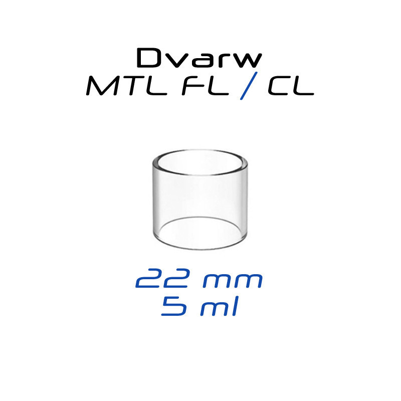 KHW MODS Dvarw MTL FL/CL 22mm náhradné sklo | www.e-smoke.sk