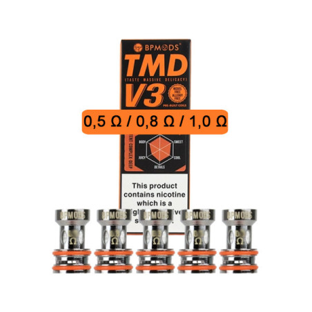 5-PACK BP Mods TMD Mesh V3 žhaviaca hlava | www.e-smoke.sk