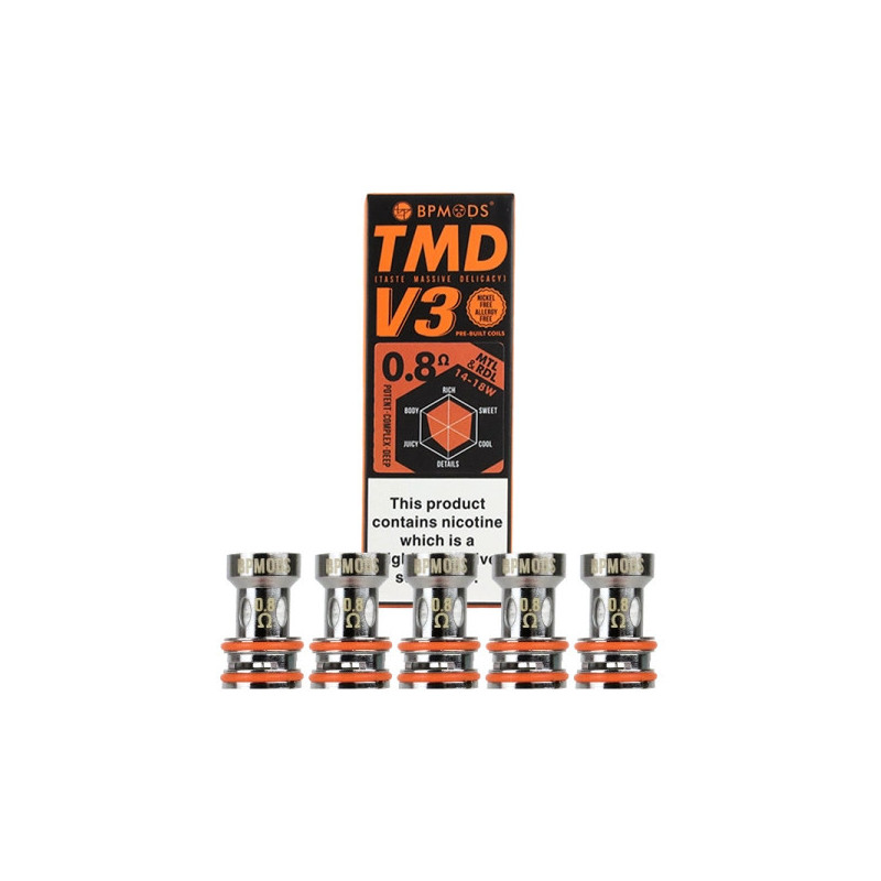 5-PACK BP Mods TMD Mesh V3 žhaviaca hlava | www.e-smoke.sk