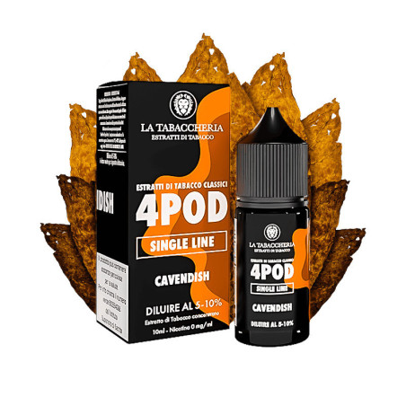 10ml Cavendish 4Pod La Tabaccheria aróma | www.e-smoke.sk