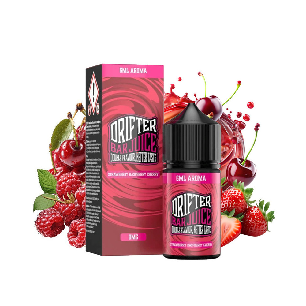 30 ml Strawberry Raspberry Cherry DRIFTER BAR JUICE - 6 ml S&V | www.e-smoke.sk