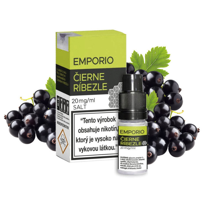 10 ml Čierne Ríbezle Emporio SALT e-liquid | www.e-smoke.sk