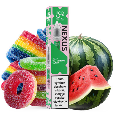 10ml Fizzy Watermelon Gummy POD SALT Nexus SALT e-liquid | www.e-smoke.sk
