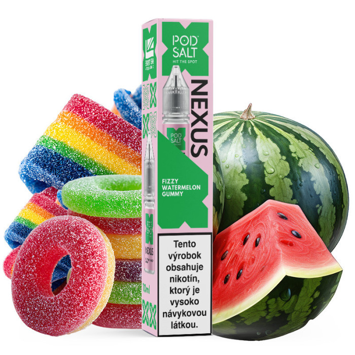 10ml Fizzy Watermelon Gummy POD SALT Nexus SALT e-liquid | www.e-smoke.sk