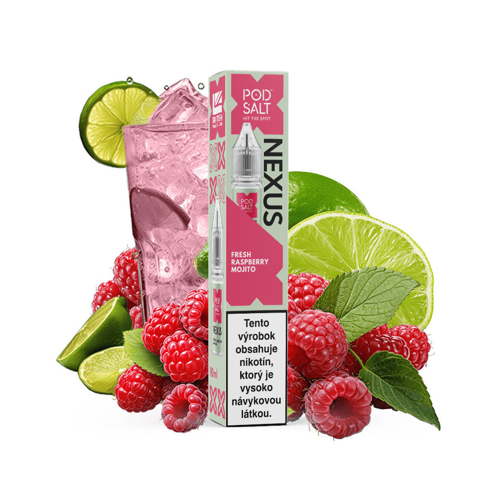 10ml Fresh Raspberry Mojito POD SALT Nexus SALT e-liquid | www.e-smoke.sk