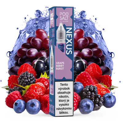 10ml Grape Berry Burst POD SALT Nexus SALT e-liquid | www.e-smoke.sk