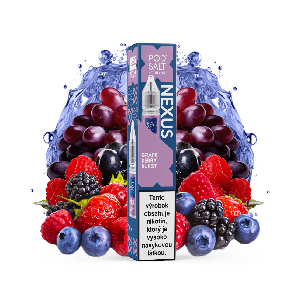 10ml Grape Berry Burst POD SALT Nexus SALT e-liquid | www.e-smoke.sk