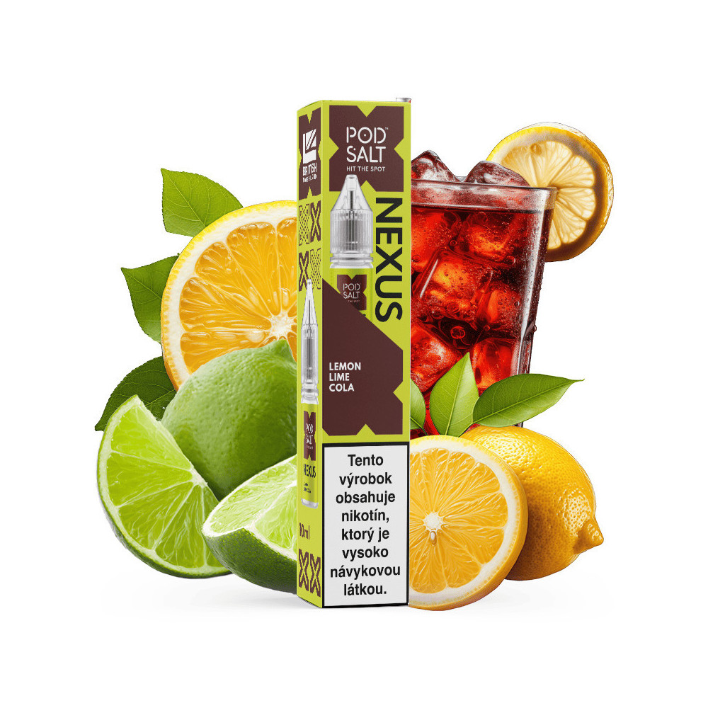 10ml Lemon Lime Cola POD SALT Nexus SALT e-liquid | www.e-smoke.sk