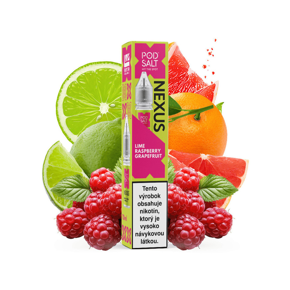 10ml Lime Raspberry Grapefruit POD SALT Nexus SALT e-liquid | www.e-smoke.sk